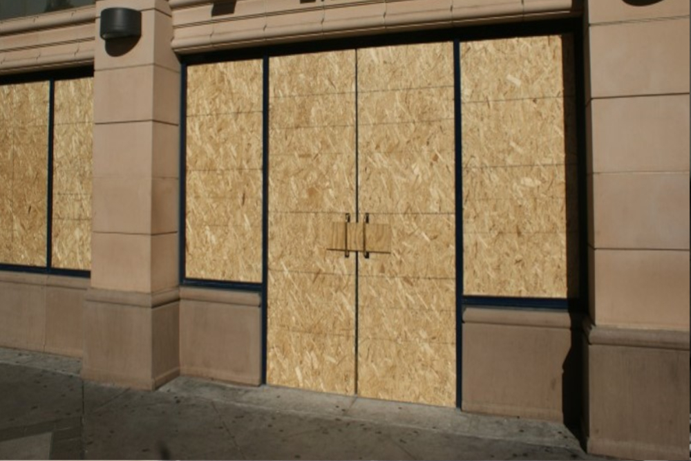 Boarding Up in Holborn, Covent Garden, Strand, WC2